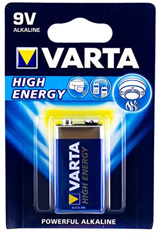 VARTA HIGH ENERGY 9V TRANSISTOR BATTERIE PILE 9 V 04922 6LP3146