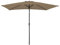 Happy Garden Parasol Droit HAPUNA rectangulaire 2x3m Taupe avec manivelle. Parasol Droit inclinable.