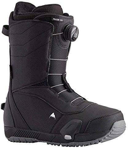 Burton Herren Snowboardboot Ruler Step On 2024 All Mountain Schwarz Step On Technologie, Lock-Up Cuff, 3M Thinsulate Isolierung
