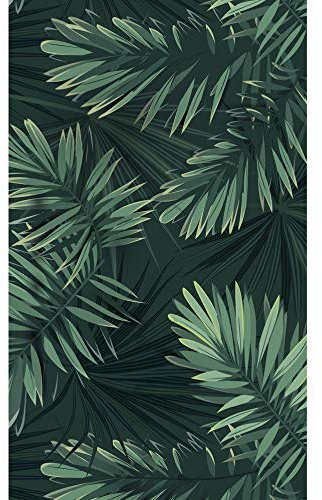 Papier peint intissé Jungle, 150 cm X 250 cm, clair et foncé, tendance panoramique pour décoration intérieure.