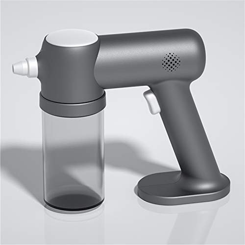 ZYC 2021 Máquina de nebulización Pulverizador de desinfección de nebulizador de atomización de Vapor Nano de luz Azul atomización de batería Máquina de nebulización Pistolas,Gris