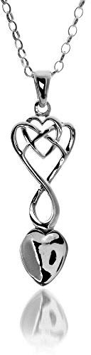 Celtic Welsh Lovespoon Pendant Sterling Silver 925 Hallmark All Chain Lengths