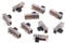 Interruttori a Scorrimento Faguo 10Pcs SS24E01-G5 Verticale 0.5A 10 Pin 4 Position Toggle Switch