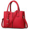 VARLIVOO Elegant Damen Handtasche Schultertasche Frauen Umhängetasche Taschen Shopper Wasserdicht PU Leder Henkeltaschen Rotwein