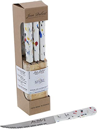 Jean Dubost - Bloc de 6 couteaux steak Sense