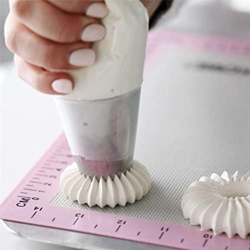 Baking Nozzle 2Pcs Cream Piping Tips Sultan Ring Cookies Mold Kits Cake Decorating Baking Accessory Piping Nozzles