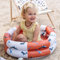 Aufblasbare Pool 60 cm Wal gestreift