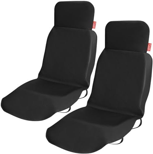 KINGSLEEVE® 2X Universal Sitzschoner Autositze Wasserabweisend 600D Oxford Autositzschoner Autositzbezug Schonbezug Auto Vordersitzschutz Werkstatt