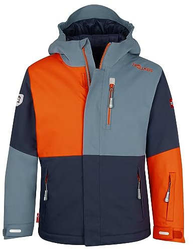 Trollkids Kids Hallingdal Jacket 104, Steel Blue