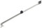 Fockety Hatch Lid Stay, 10in to 18in Support and Adjuster, 316 Stainless Steel Hatch Adjuster for Boat Hatch Window Adjuster Support Rod, RV Yachts, Marine Hatch Lid Holder Adjuster
