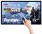 TouchWo Monitor touch screen capacitivo industriale da 32 pollici, display 16:9 1920 x 1080P, porte USB, VGA, DVI e HD-MI, display per segnaletica digitale