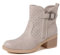 QUEEN HELENA Stivaletti Bassi Traforati con Tacco Basso Casual Donna X30-107 (Beige, Sistema Taglie Calzature EU, Adulto, Donna, Numero, Media, 37)