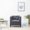 Vopese Sessel Fernsehsessel Relaxsessel Loungesessel Fernsehsessel Ruhesessel Einzelsofa Möbel Lesesessel TV-Sessel Einzelsessel Stoff Grau