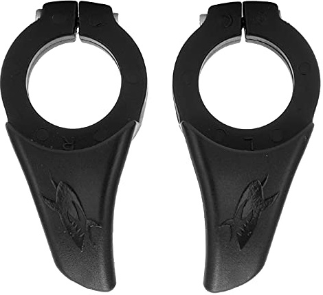 Senrusa 1 Paar Mini-Fahrrad-Rest-Lenker, Universal-Fahrrad-verlängerte Bar-Ends für Mountainbike (Black)