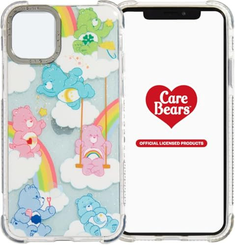 Skinnydip Care Bears Rainbow - Hülle für iPhone 16 Plus Cover Stylische & Stoßfeste Cartoon-Abdeckung, schlank & leicht, Anti-Rutsch-süße Schutzhülle, Geschenk für Mädchen, kompatibel mit iPhone