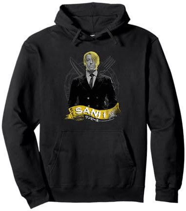 Chapeau de paille One Piece Sanji Live Action Pirates Cook Jambe noire Sweat à Capuche