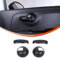 PIUGILH Auto Innengriff Abdeckung für FIAT 500 2010-2024, Abarth 595 2010-2024, Schwarz, Kunststoff, sehr flach, Modisch, Europäisch, Gebürstet, 1 Count