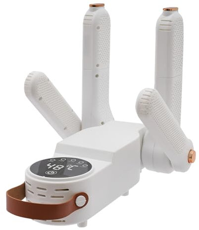 Schuhtrockner Elektrisch, Stiefeltrockner mit 120mins Timer Funktion, Faltbarem Design und Schnell Trocknendem Elektrischem Handschuhtrockner