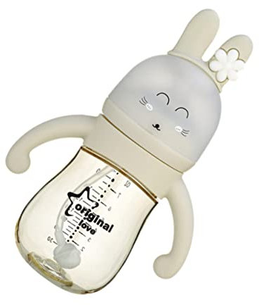 GREENADSCAPE 1stk Ppsu Saugflasche Weithals-babyflasche Nuckelflasche Säuglingsflasche Für Milch Milch Fütterung Babynahrung Milchflasche Ppso Beige