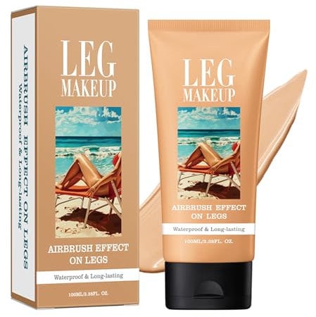 Wasserfest Bein-Make-up ohne Übertragung, Tattoo Abdecken für Krampfadern/Narben, Skin Perfecting Body Foundation, Tattoo Cover Up Make-up, Körper Make Up Makellos Aussehende, Gleicht den Haut aus