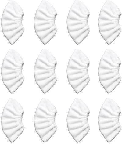 RTDMND Almohadilla De Limpieza De Paño De Mopa For Aspiradora De Vapor, Compatible con Karcher EasyFix SC2 SC3 SC4 SC5, Accesorios De Repuesto De Trapo De Fregona(12pc)