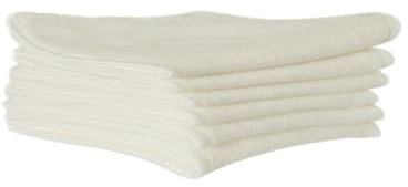 Toyvian 6pcs Bamboo Fiber Diaper Pads Layers Cloth Diaper for Boy Girl Breathable Changing Mats