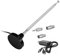 Magnetic Base FM Radio Telescopic Antenna for Home Stereo Receiver AV Audio Video Home Theater Tuner