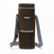 Sac isotherme en tissu Oxford pour camping, pique-nique, plage, voyage, bouteille d'eau avec bandoulière, capacité de 1,5 l/2 l (marron 1,5 l)