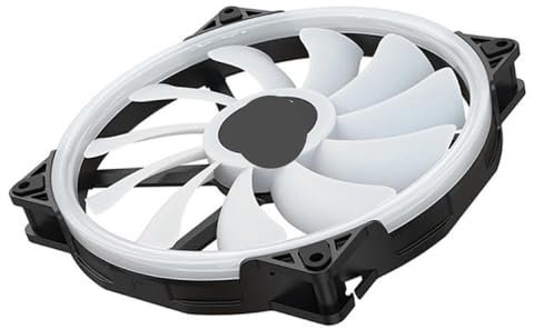 TEUCER FD200 200mm RGB Cooling Fans Compatible with 5V 3PIN Desktop PC Cases And Accessories