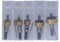 SilkRoadSupply High Speed Steel Hole Opener Set HSS Hole Saw Kit Multipurpose Metal Cutting Tool for Handheld Electric Drills Vertical Drills Magnetic Drilling Machines 5 Piece Kit