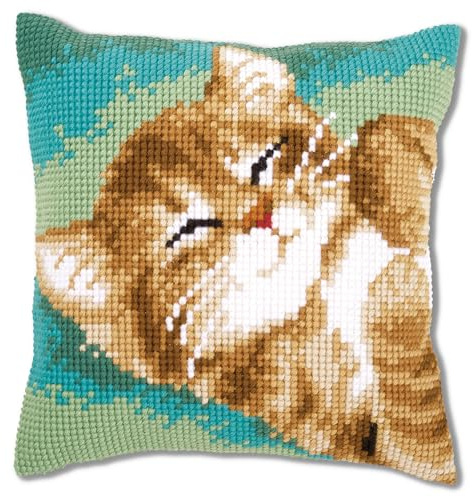 Vervaco Cushion: Cat, Assorted