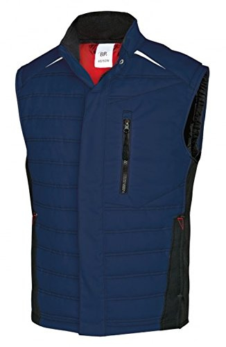 BP 1986-570-110 Thermoweste - Schlanke Silhouette - Stehkragen - Thermofutter - 65% Polyester, 35% Baumwolle - Standard Passform - Größe: XS - Farbe: nachtblau