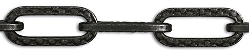 Chapuis BL11 Schmuckkette für Schmuck, Dekoration, Stahldraht, indikative Belastung, Schwarz, 25 m/Ø 2 mm