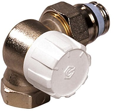 Thermostatventiunterteil Winckeleck links M 30 x1,5 1/2 mit Voreinstellung