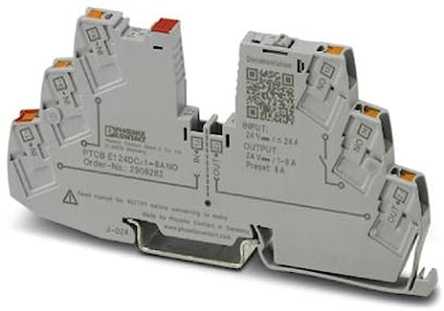 PHOENIX CONTACT PTCB E1 24DC/1-8A NO Disjoncteur électronique Gris circulation 24 V CC 1-8 A 1 pôle