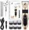Bonve Pet Tondeuse Chien Professionnelle Tondeuse Chien Poil Long Epais Electrique Tondeuse pour Chien pour Chats et Animaux Silencieux Electrique Tondeuse pour Chien et Chat Dog Clipper Kit