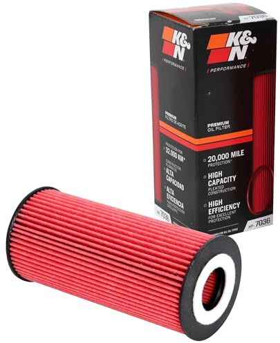K&N Premium Oil Filter: Designed to Protect your Engine: Compatible with Select 2009-2016 PORSCHE (Boxster, Cayman), HP-7036