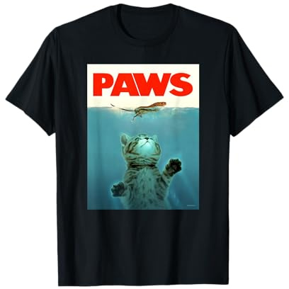 Paws Cat and Mouse Cute Funny Cat Lover THE ORIGINAL T-Shirt