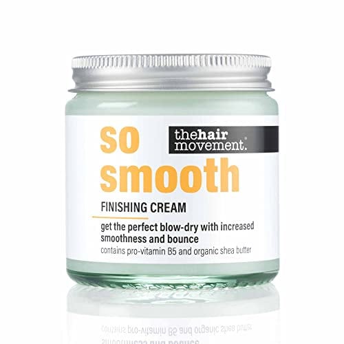 So Smooth Anti Frizz Cream (120ml) – sulphate free, paraben free, anti-frizz treatment/serum from The Hair Movement. - Salon Professional Anti-Frizz Cream for Hair Styling, Smoothing, Blow Dry.