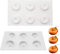 Uenmay 3D Silikonform Backformen Dessert Mousse DIY Form, 6 Löcher Donut