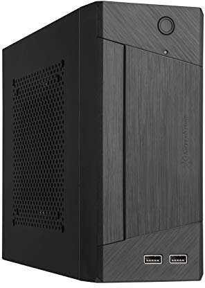 SilverStone Milo 10, Mini-ITX HTPC Case, Interchangeable Front Panel and Top Cover 2.8L or 3.7L, VESA Mount Included, USB 3.0 x 2, SST-ML10B