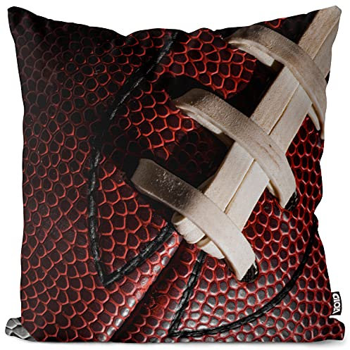 VOID American Football Sport Kissenbezug Kissenhülle Sofakissen Kissen Deko Outdoor-Kissen Dekokissen, Kissen Größe:80 x 80 cm