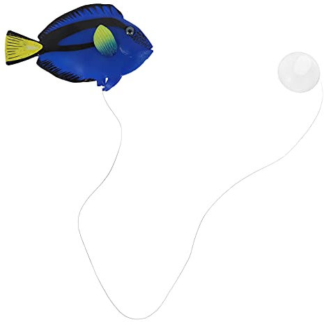 UKCOCO 1stk Leuchtender Künstlicher Fisch Aquarienfische Leuchtende Fischdekorationen Gefälschte Tierverzierung Gefälschte Fischdekorationen Simulationsfisch Aquarium Kieselgel Blaue Tang
