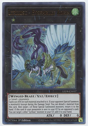 Lyrilusc - Ensemblue Robin - LED8-EN037 - Ultra Rare - 1. Auflage