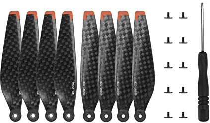 Geräuscharme Propeller Drohne 6030F Propellerblätter kompatibel für DJI Mini 3 Pro Quadrocopter-Drohne-Propeller-Requisiten Quick Release Carbon Fiber Propeller Ersatz-Ersatzzubehör (8 Stück)