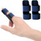 Echify Fingerschienen–2 Stück Verstellbare Finger Schiene für Triggerfinger - Fingerschutz Fingerorthese mit Aluminiumstütze Finger Stabilisator Fingerlinge für Gebrochene Arthritis & Verletzungen