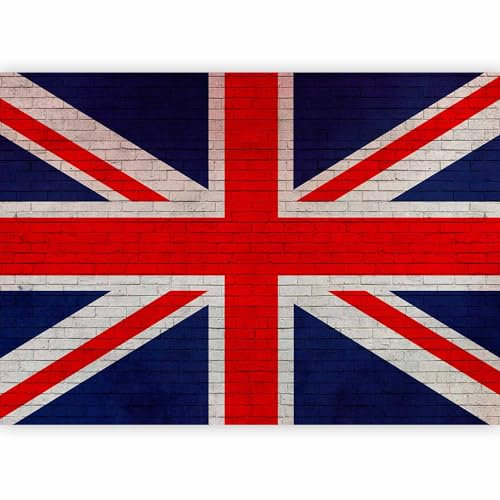 murando Photo Wallpaper Flag England 441x315 cm / 174x124 Peel and Stick Self-Adhesive Foil Print Wall Mural UK United Kingdom Blue red White n-C-10012-a-a