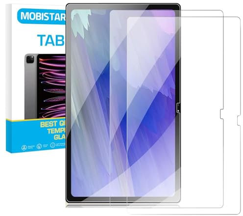 MOBISTAR 2-Pack Screen Protector for Samsung Galaxy A7 10.4 2022/2020, SM-T503/SM-T500/T505/T507 Tempered Glass Film, Ultra Clear, Anti Scratch, 9H Hardness for Galaxy Tab A7, Transparent