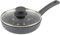Salter BW09339AR Marblestone Egg Pan - Non-Stick Frying Pan with Removable Poaching Tray, Tempered Glass Lid, Induction Suitable, PFOA-Free Omelette Pan, Egg Poacher Pan, Pressed Aluminium Cookware