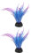 VOCOSTE 2 Stück Aquarium Kunststoff Pflanzen Künstliche Wasserpflanze für Aquarium Landschaft Dekoration Blau Lila